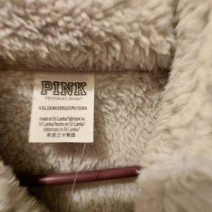 BRAND NEW Pink sherpa jacket